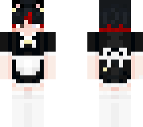 emo maid dress catboy