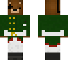 eyepatch bear skin