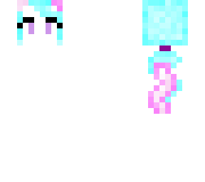 female hair base with cat ears and tail