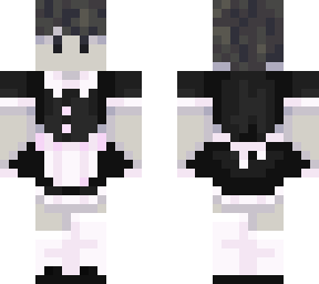 ghostbur in a maid dress