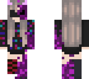 glitch demon school girl