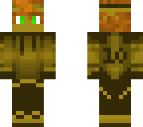 gold with and face