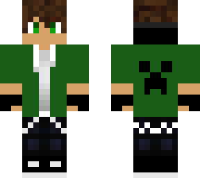 green creeper skin