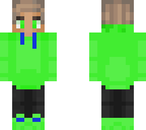 greened but with a little blue