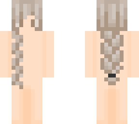 hair + skin base, long curly hair