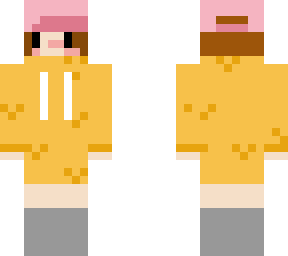 me in pink hat uwu