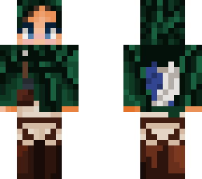 my skin in aot uniform + cape v2