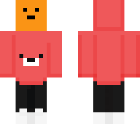 orange pink skin