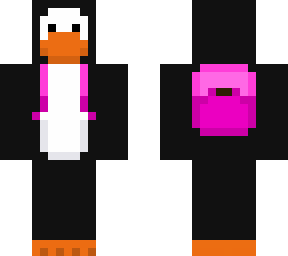 penguin pink backpack 2