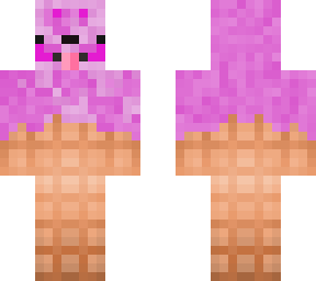 pink ice cream doge