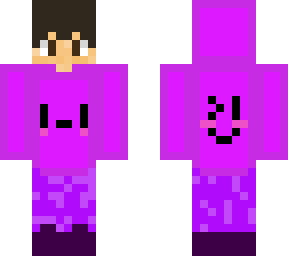 purple anime boy