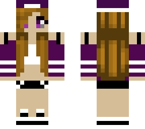 purple cute girl