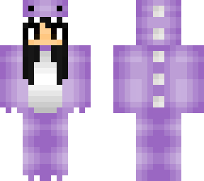 purple dino onesie