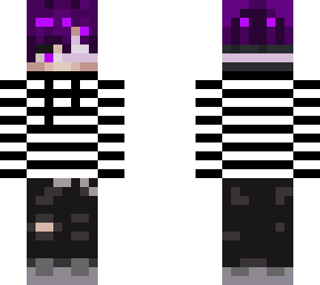 Purple Hair Eboy Minecraft Skin Depending on which skin you chose, your character can be a boy or girl, a fairy magician or villain, an animal or a robot, a. minecraft skins