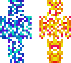 rainbow blob
