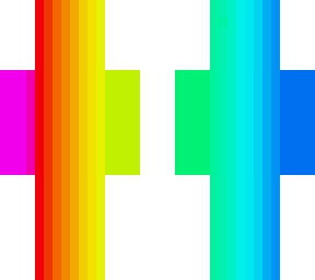 rainbow skin uwu
