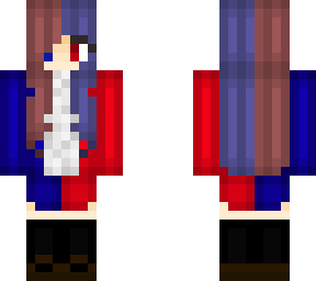 red and blue