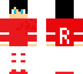 red and white