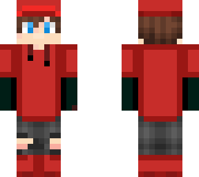 red hoodie me!
