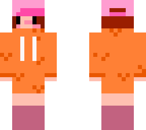 saturated me in pink hat