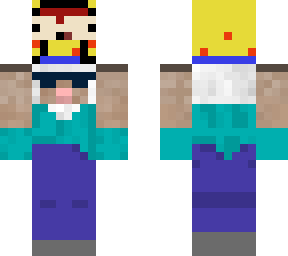 steve sheep holding pizzahutter