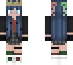 tubbo girl/blue hair