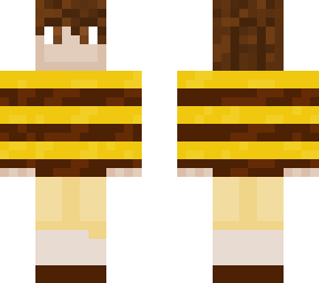 usernametaken skin 2- bee jumper, tan shorts