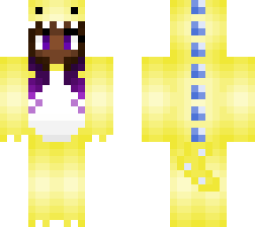 yellow dino onesie