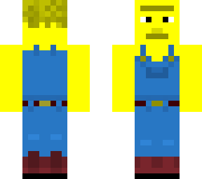 yellow farmer backwards