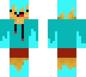 a potatoman covered in paint