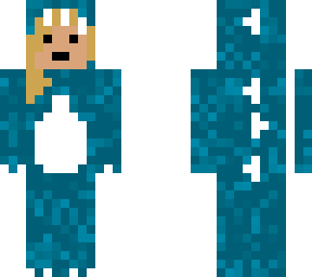 blonde and blue dino