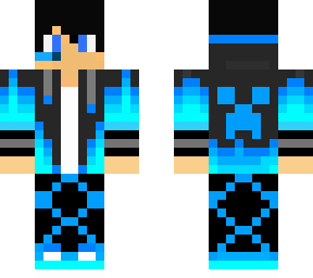 blue fire skin
