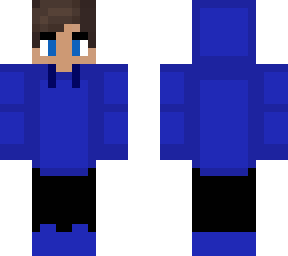 blue hoodie kid