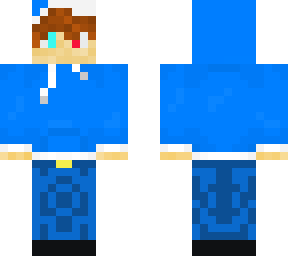 boy wearing blue outfit
