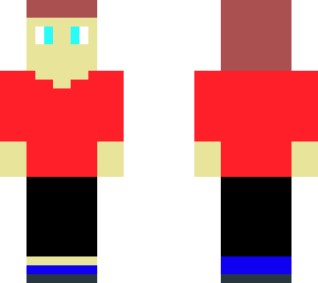 boy with red shirt