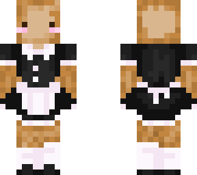 bread in maid outfit