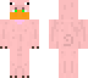 carrot in pig onsie