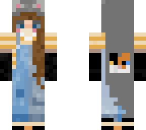 cat cape girl