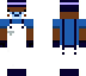 challenged black kid but he is a milk man with a mask