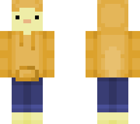 chick in hoodie