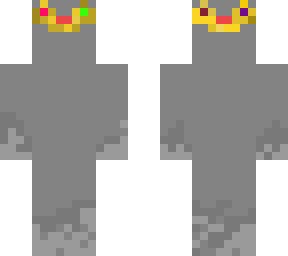 detailed grey skin with a crown