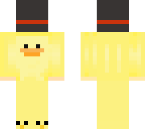 duck whit a fancy hat