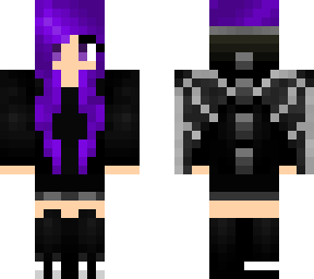 evil dragon girl purple