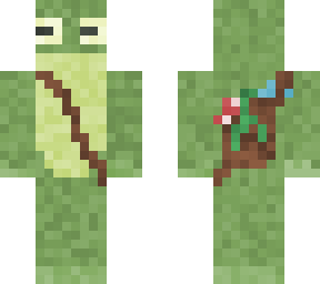 frog with bag