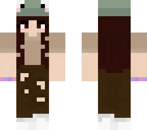 girl +  frog hat ! <3