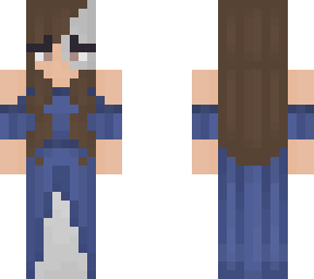 girl blue mask