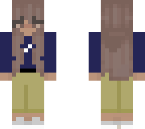 girl with nike shirt and jeans