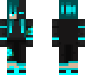 glowing half enderman