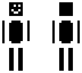 low-poly player (black)