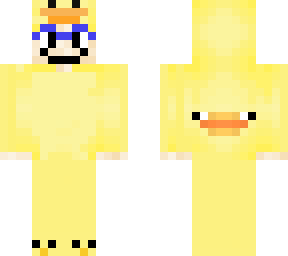 me in a duck outfit